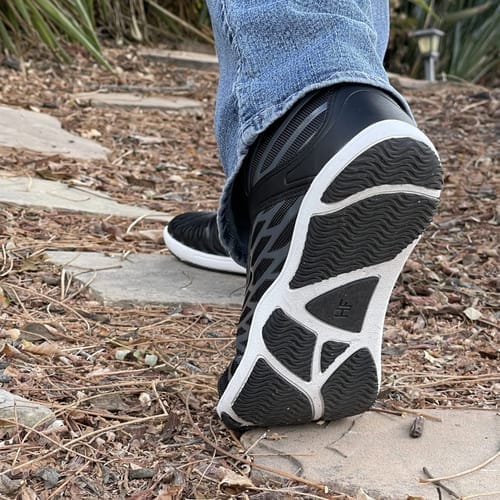 Customer photo review of Lorax Winter – Ergonomic & Supportive Winter Barefoot Shoes (Men)