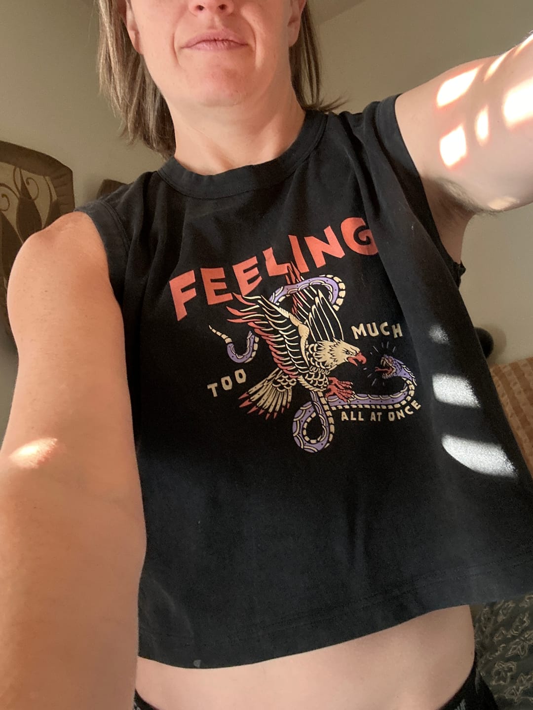 Customer photo review of Feeling Too Much Tank