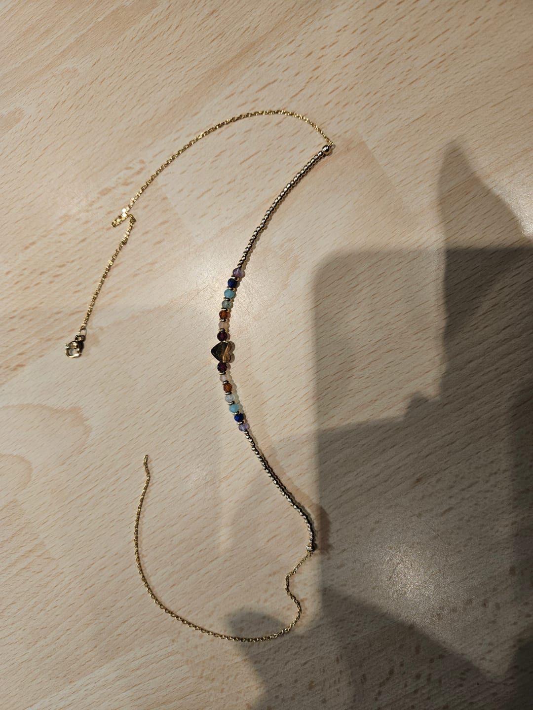 Customer photo review of Collier "Chemin du Cœur" – 7 Chakras