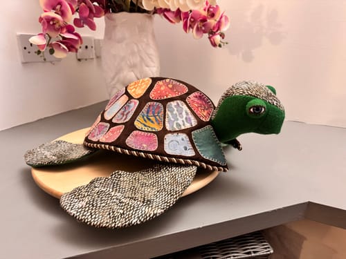 Customer photo review of Mr. T   Sea Turtle  PDF Pattern  Approx 46cm
