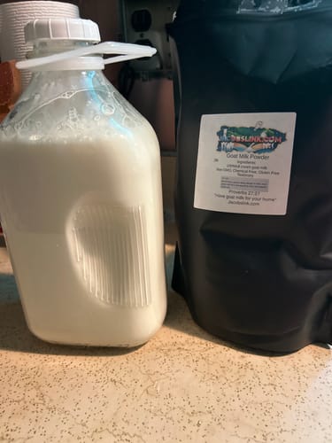 Customer photo review of Organic Goat Milk Powder