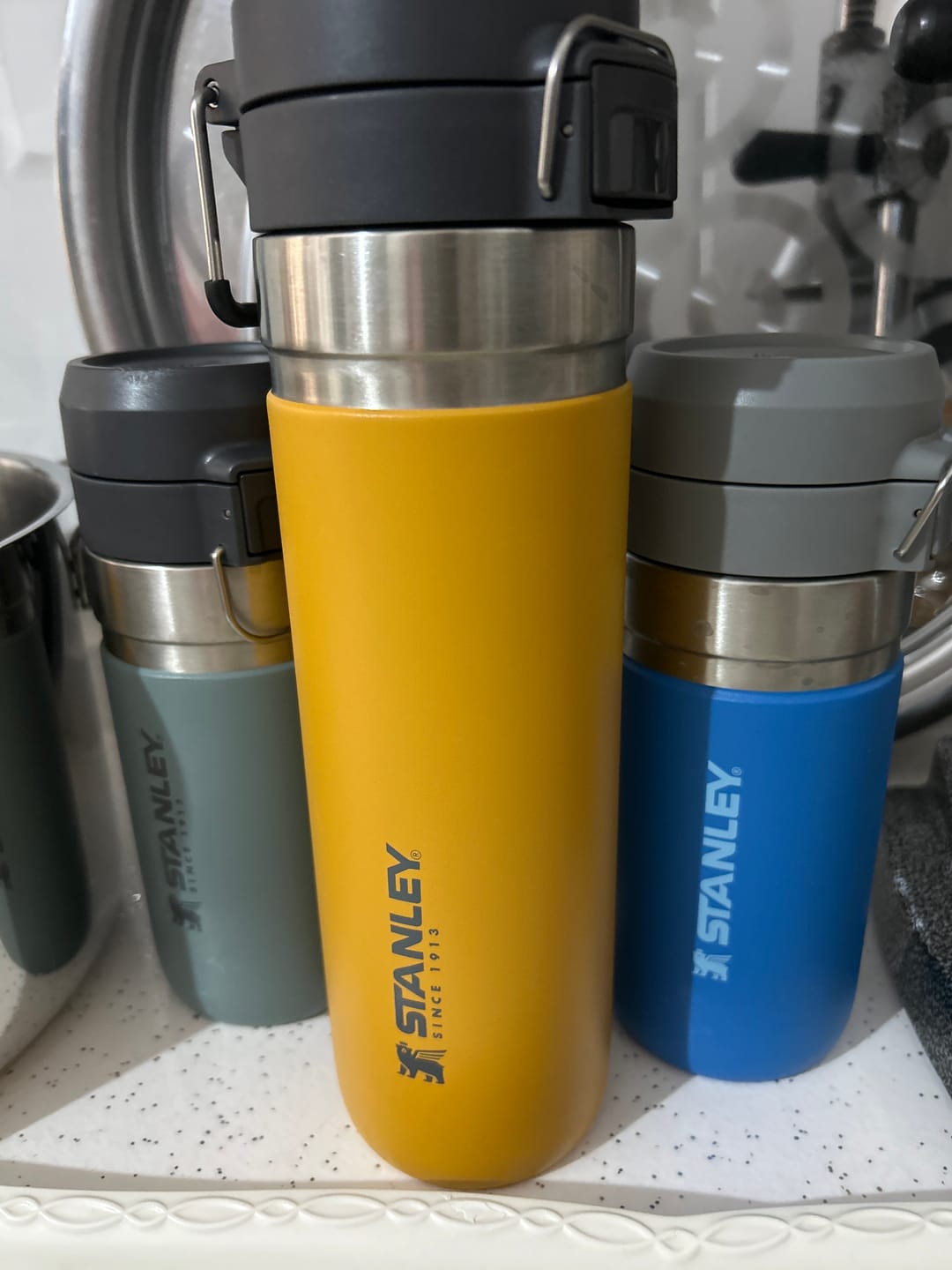 Customer photo review of Stanley GO Quick Flip Su Şişesi Azure 0.47 L