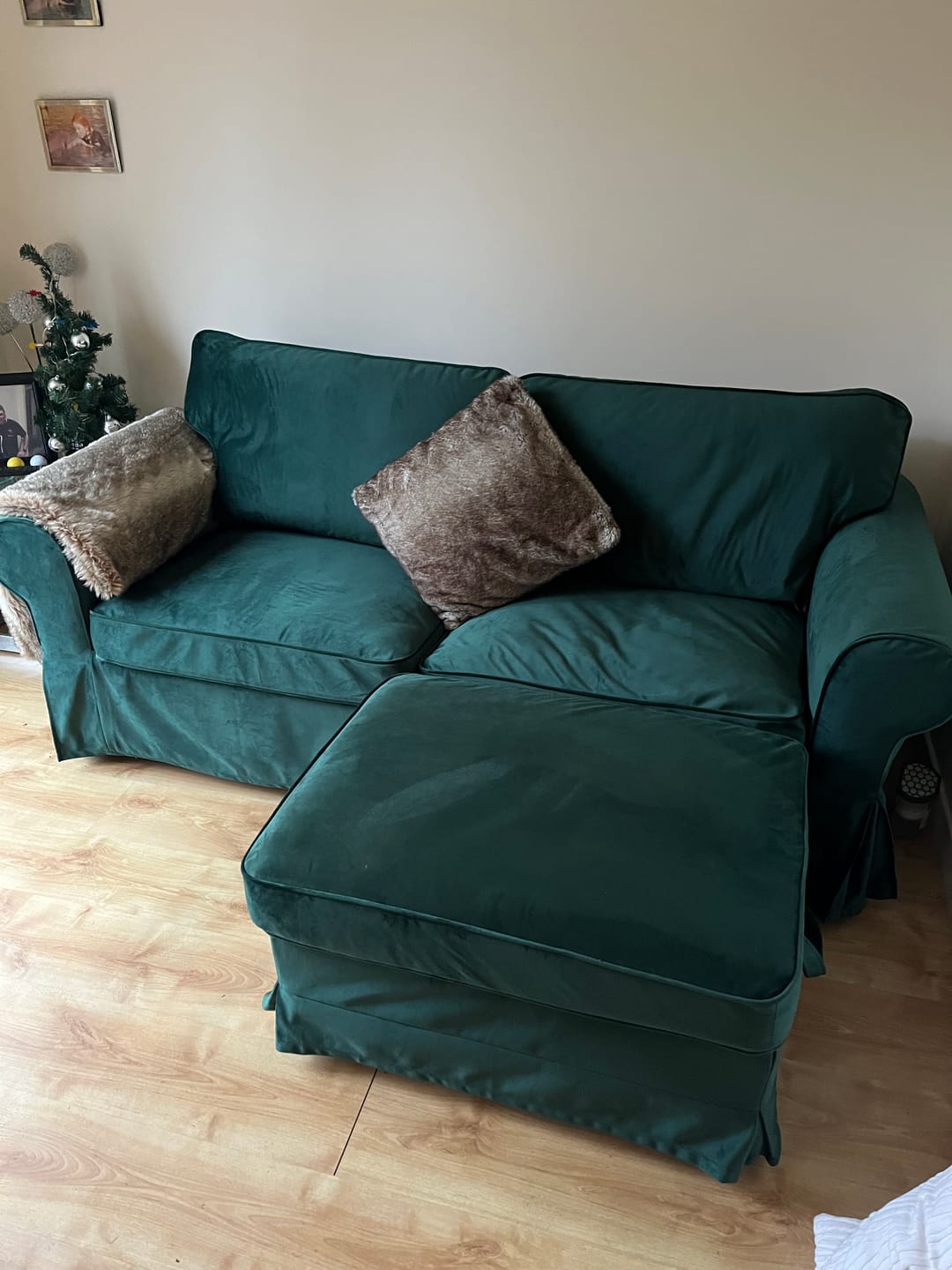 Customer photo review of EKTORP 2 Seat IKEA Sofa Bed Cover