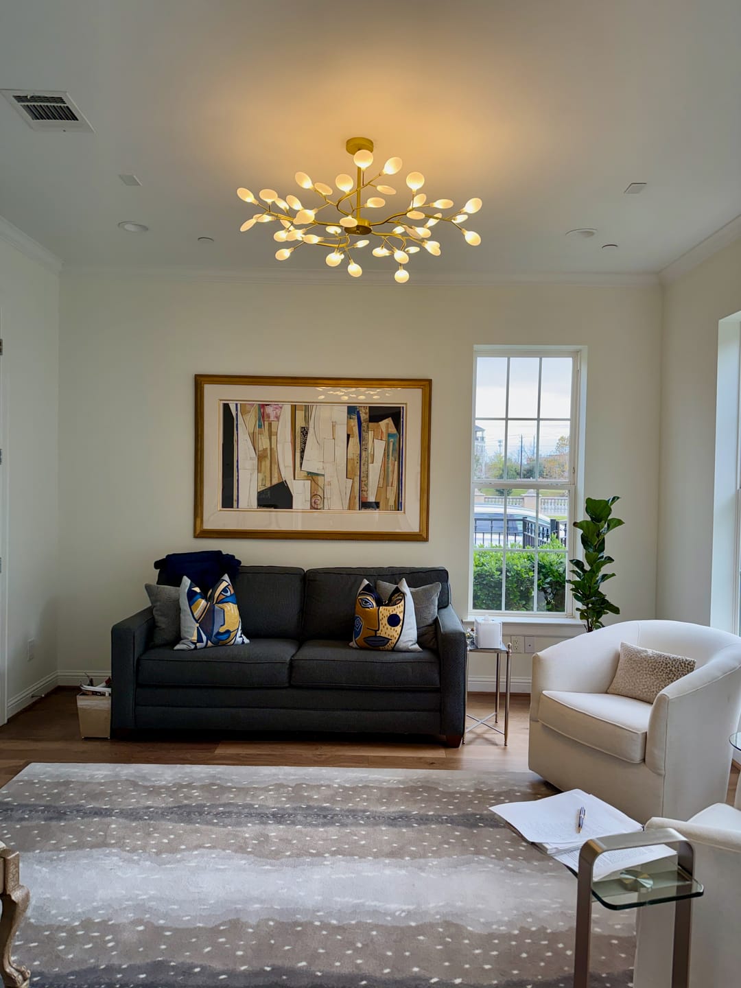 Customer photo review of Sputnik Branch Firefly Chandelier Gold&Black