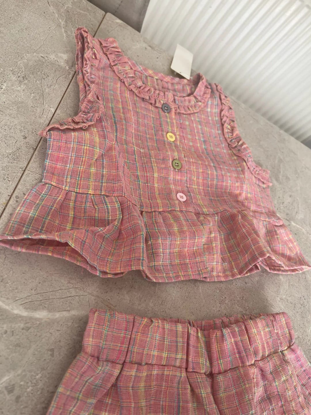 Customer photo review of Flare Top and Loose Pants Set