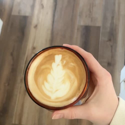 Customer photo review of FLUR Latte Glasses