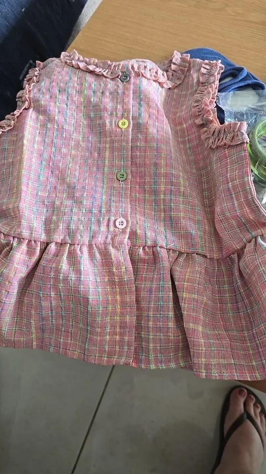 Customer photo review of Flare Top and Loose Pants Set