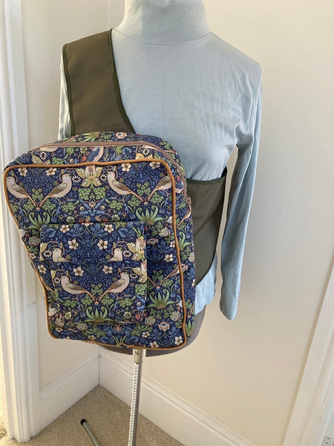 Customer photo review of William Morris Garden Birds Water Resistant Fabric