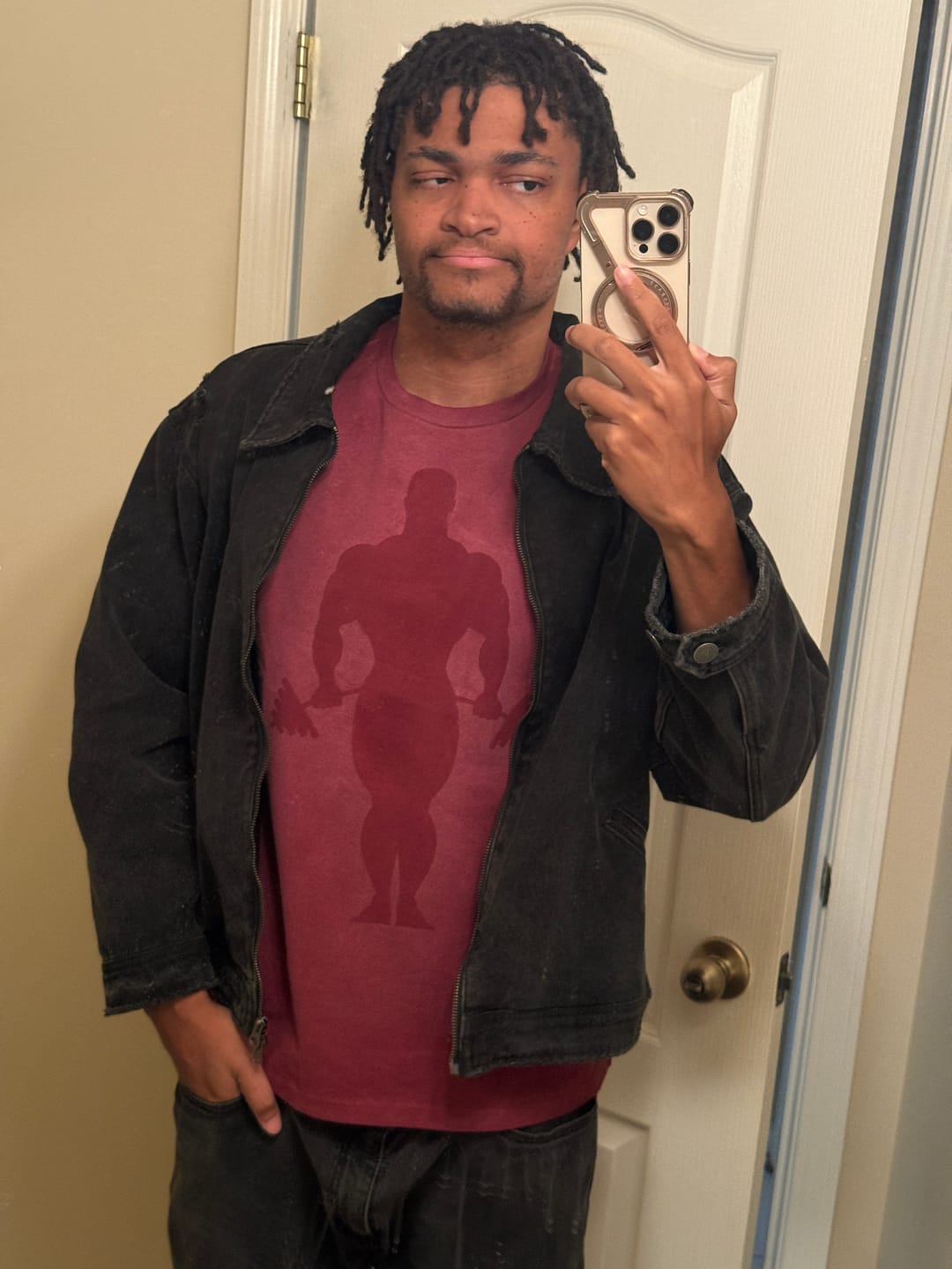 Customer photo review of 4285 - Gold's Iron Legacy Shadow Tees
