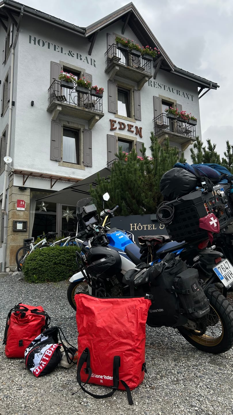 Customer photo review of MotoBags – Semi-Rigid Motorcycle Bags