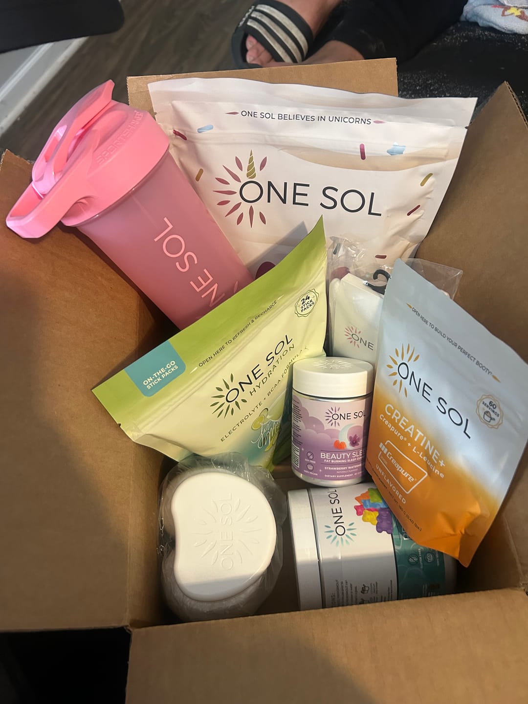 Customer photo review of 🎁 One Sol Protein Single Serving Packets (Individual SKUs) (100% off)