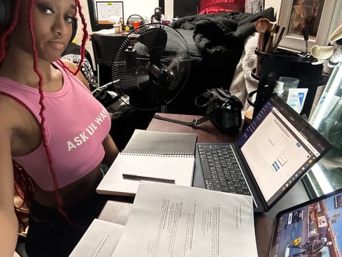 Customer photo review of PINK ASK LIL WAYNE SET