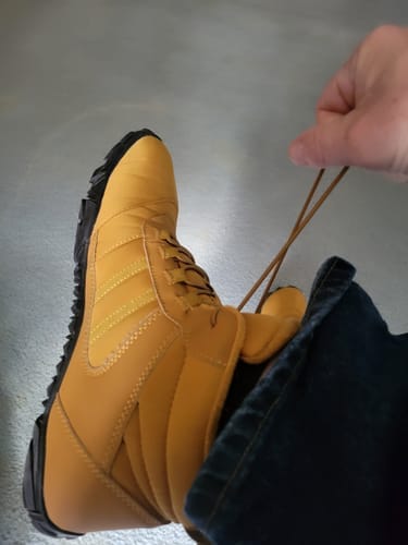 Customer photo review of Kasdava Pro -  Non-slip & Water-resistant Winter Barefoot Shoe (Men)