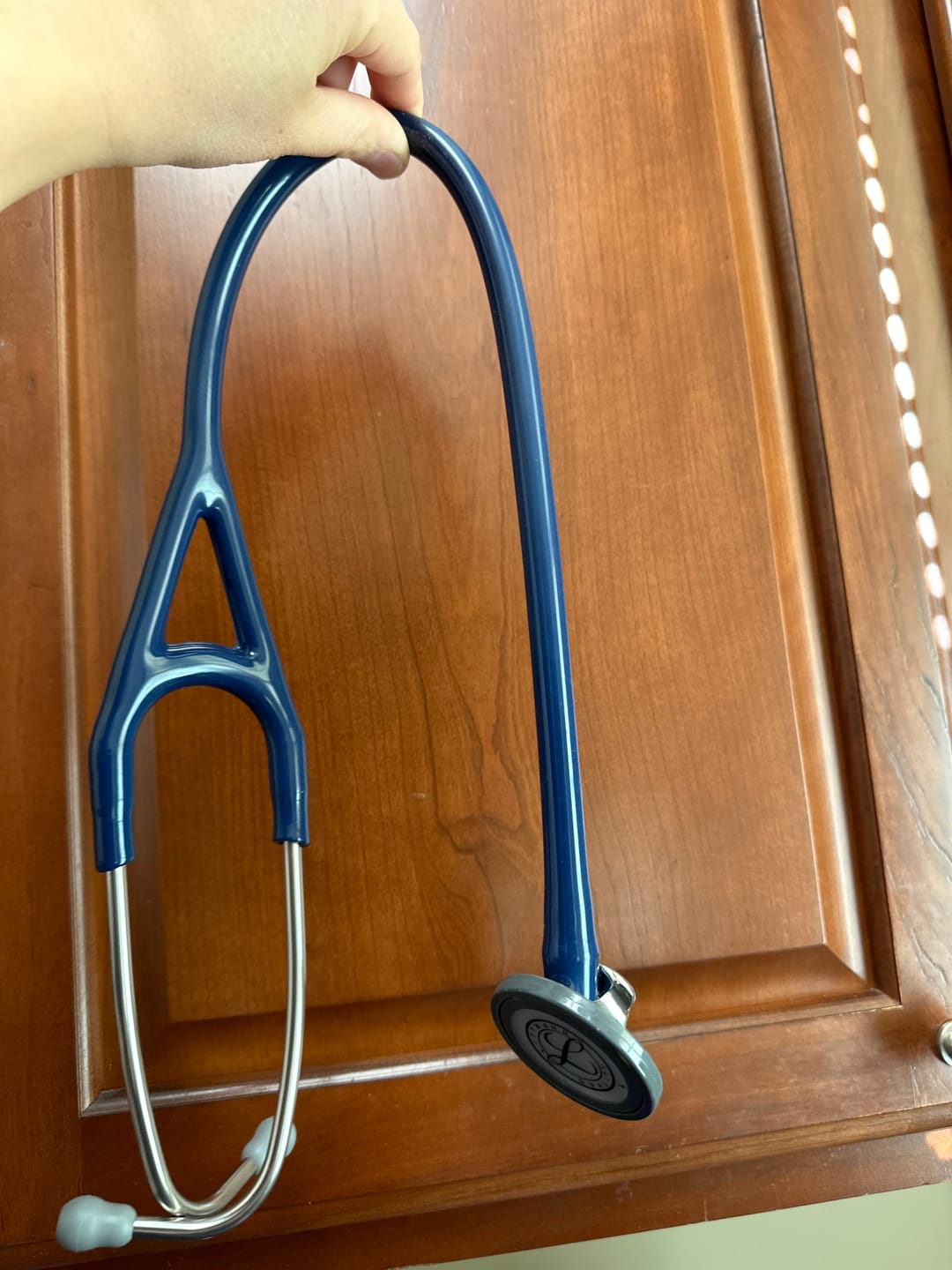 Customer photo review of Littmann Master Cardiology Stethoscope: Navy Blue 2164