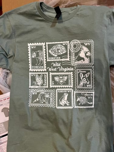 Customer photo review of UP-SP-80782 WV Animal Postage - Jenna Reed Hill 100 Min Qty (Bulk)