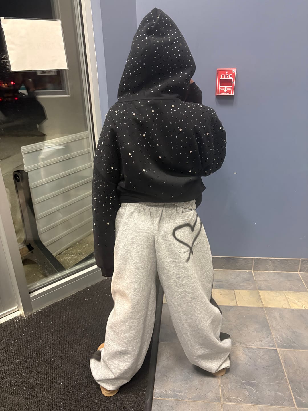 Customer photo review of Aelfric Eden Graffiti Heart Baggy Sweatpants