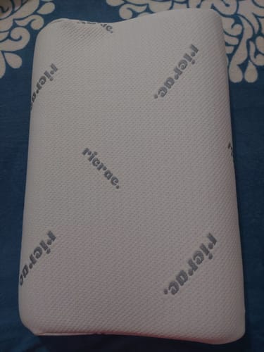Customer photo review of Wavy Memory Foam Pillow
