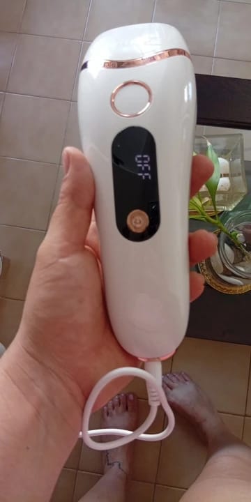 Customer photo review of IPL Hair Removal Machine Permanent Hair Reduction