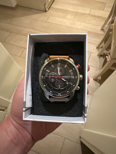 Customer photo review of Curren Istanbul® orologio uomo pelle