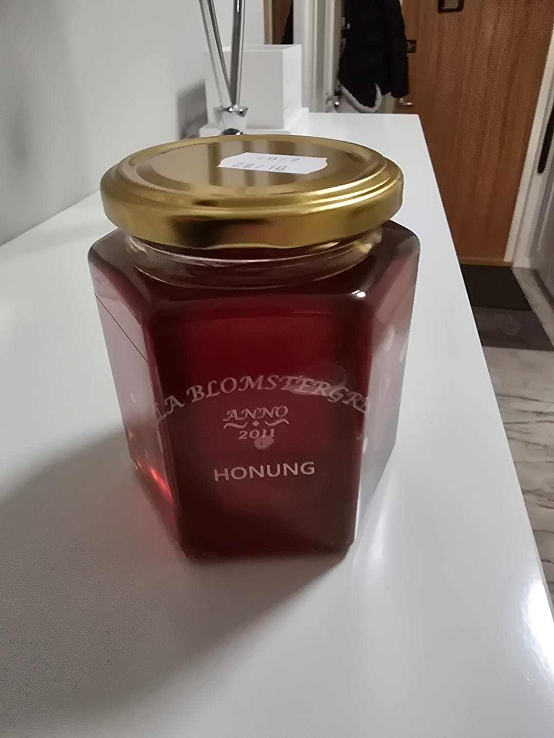 Customer photo review of Flytande honung 500 g – Svensk honung direkt från biodlare