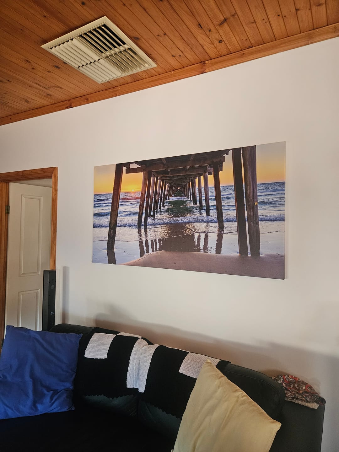 Customer photo review of Sunset at Henley Beach - Canvas Print ART - CN101 - Asst Sizes