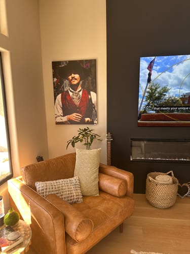 Customer photo review of Doc Holiday Wall Art