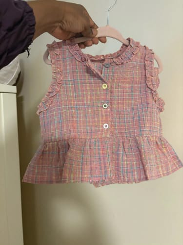 Customer photo review of Flare Top and Loose Pants Set