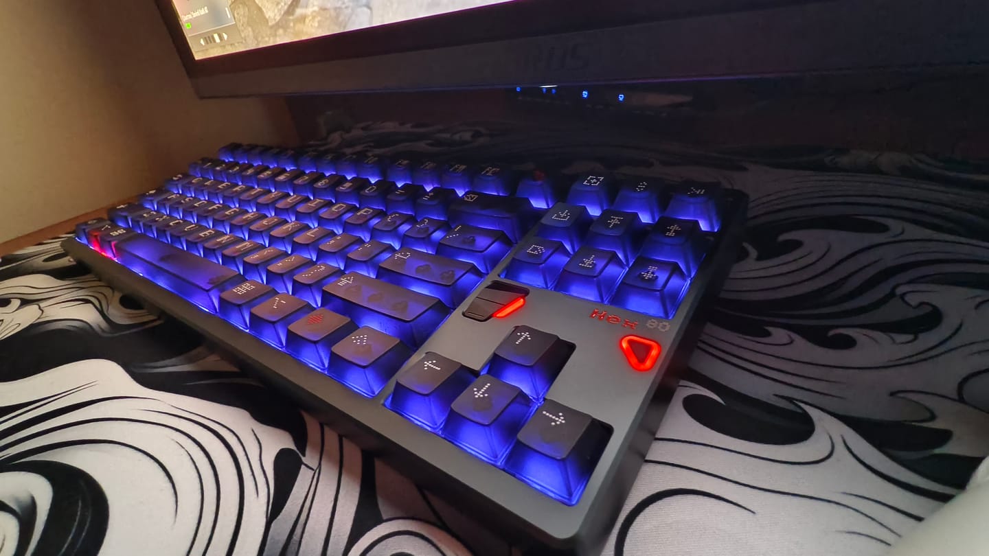 Customer photo review of ATK x QK Hex80 Alüminyum Klavye (Manyetik Switch / HE)