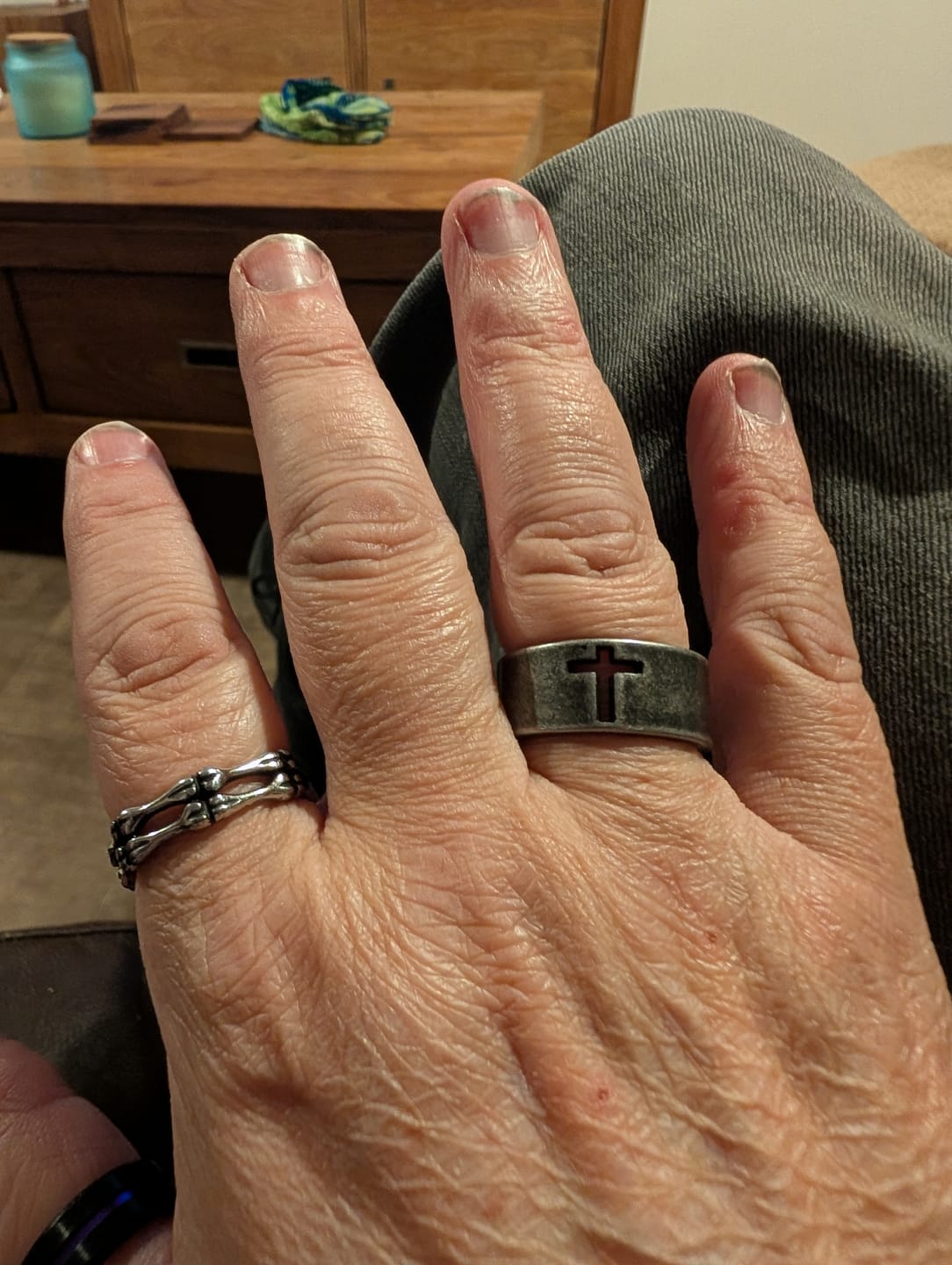 Customer photo review of BLACKED CROSS.