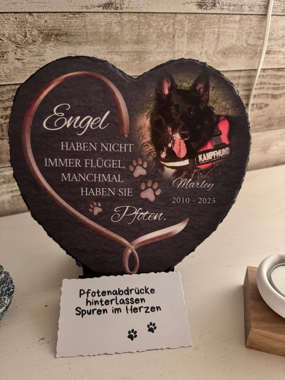 Customer photo review of Aufsteller