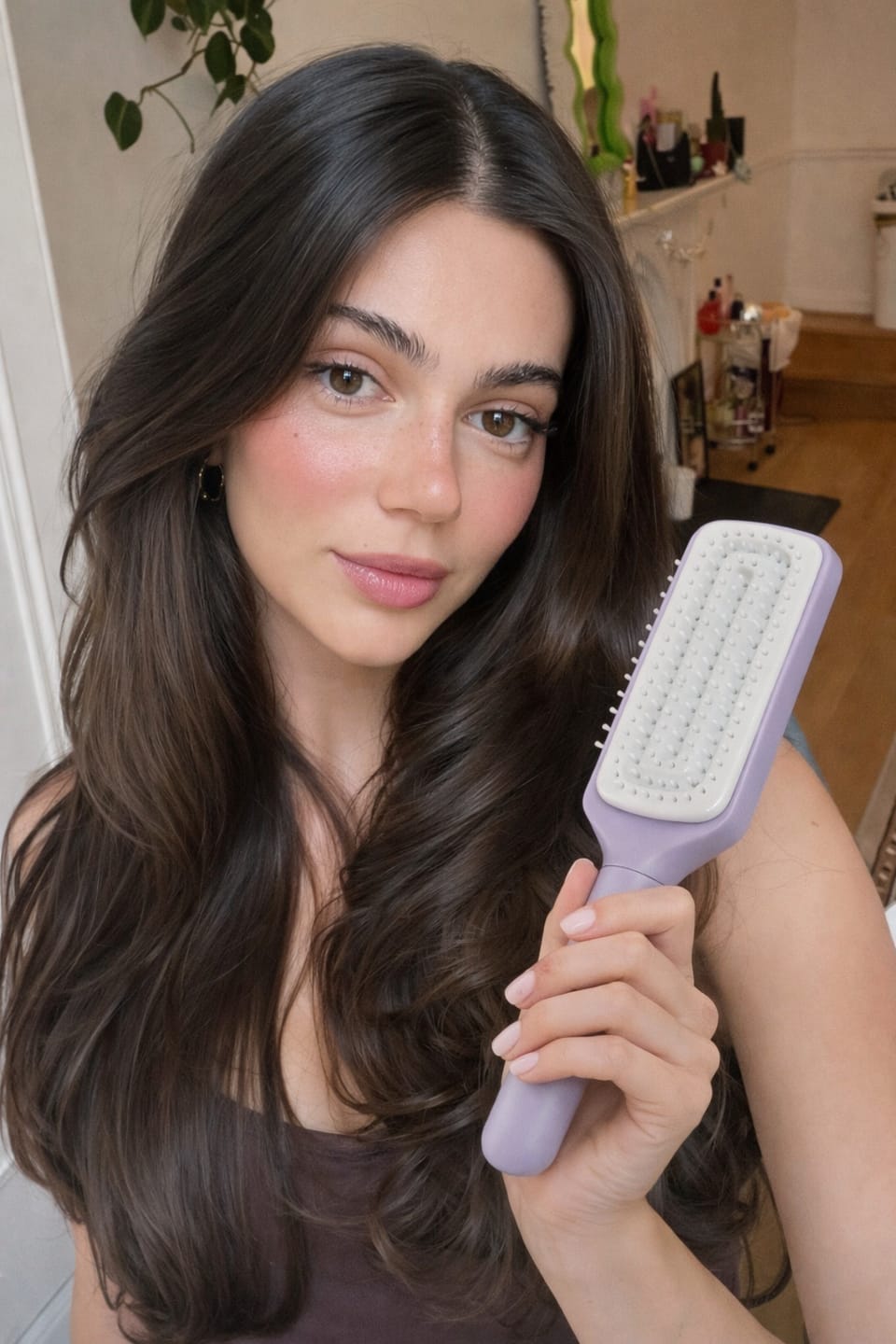 Customer photo review of Koko Self Cleaning Hair Brush