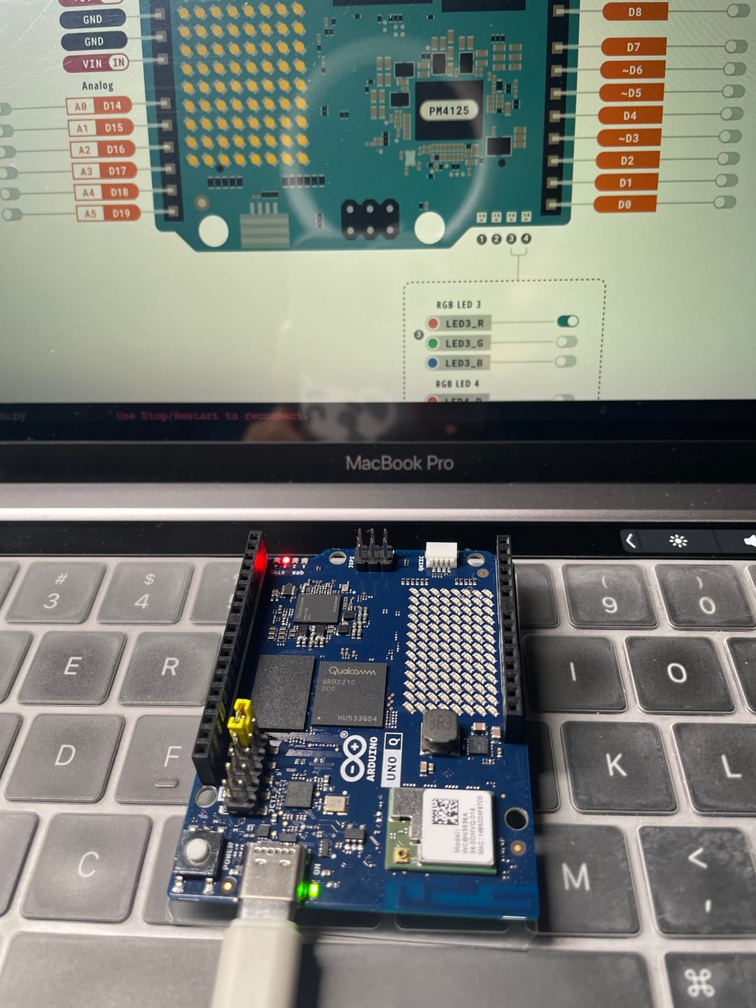 Customer photo review of Arduino UNO Q