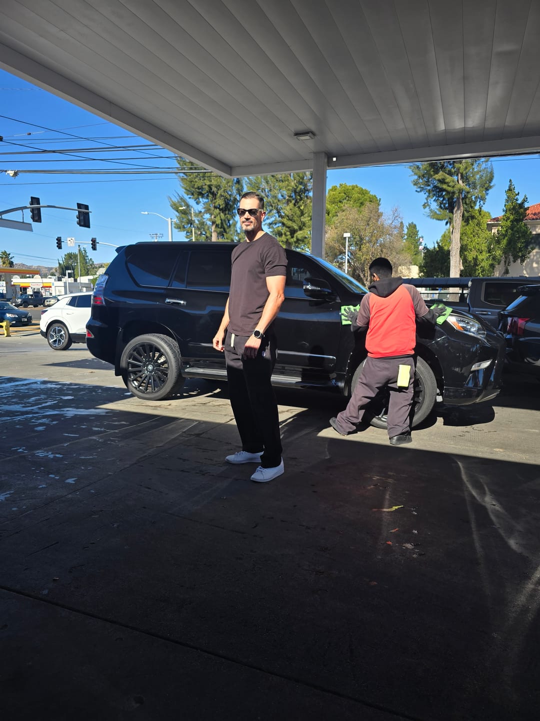 Customer photo review of Standard Slacker Pant Black