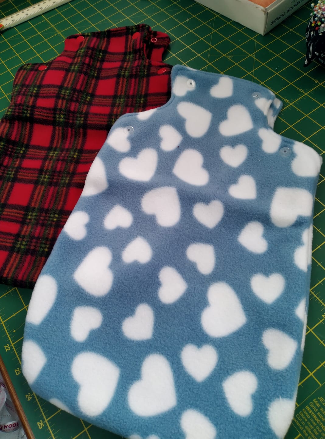 Customer photo review of All Over Hearts Anti Pill Polar Fleece Fabric