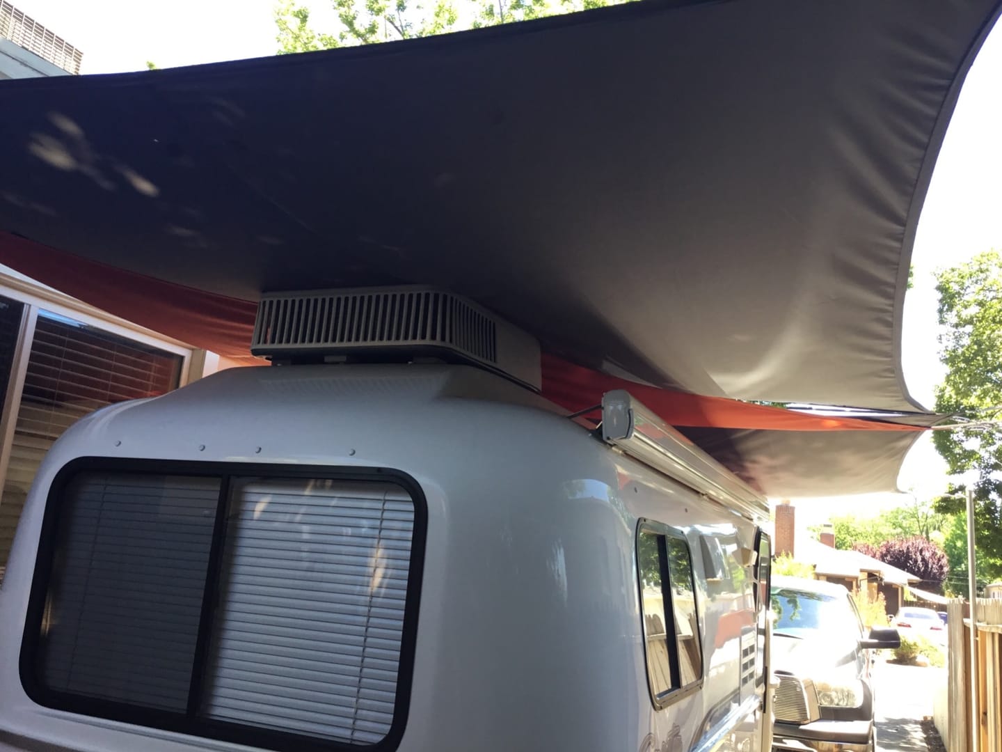 Customer photo review of Square Shade Sail | Black