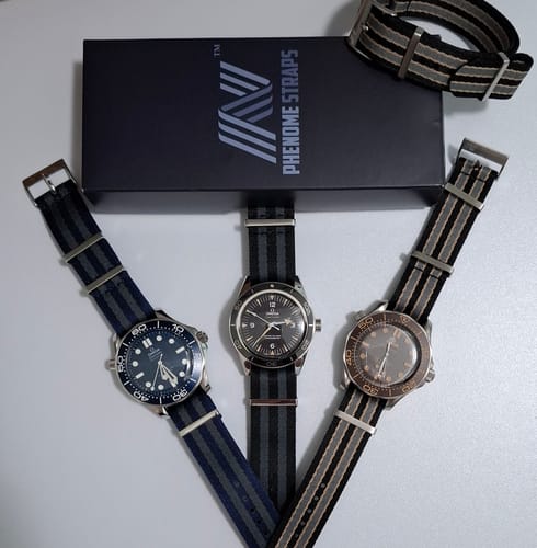 Customer photo review of NTTD Bond Nylon Watch Strap