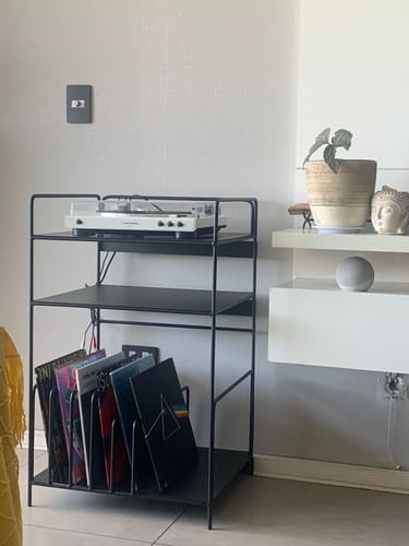 Customer photo review of Mueble para vinilos 52 METAL BLACK — Kallfu.cl
