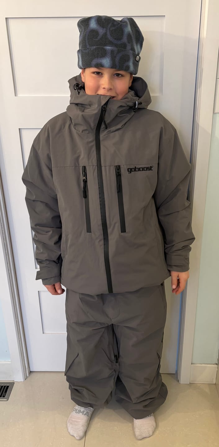 Customer photo review of GOBOOST OneSerie 3L 15K Insulated Jacket – Grey