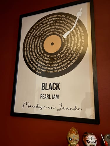 Customer photo review of Vinyl songtekst