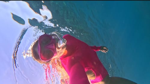 Customer photo review of Luna Neon Pink Long Sleeve