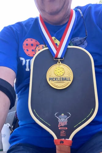 Customer photo review of The Loco 16mm Pickleball Paddle (Ambassador)