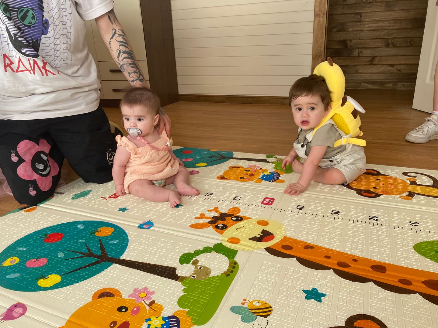 Customer photo review of Alfombra Antigolpes plegable Reversible