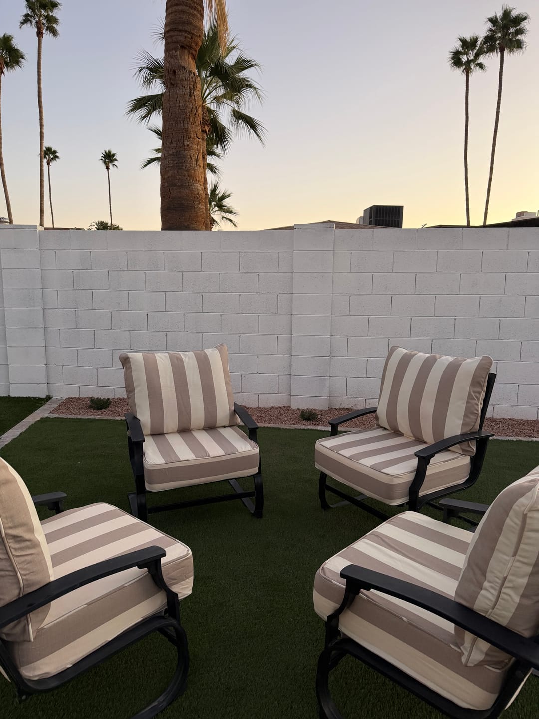 Customer photo review of Deep Seat Chair Cushion Set