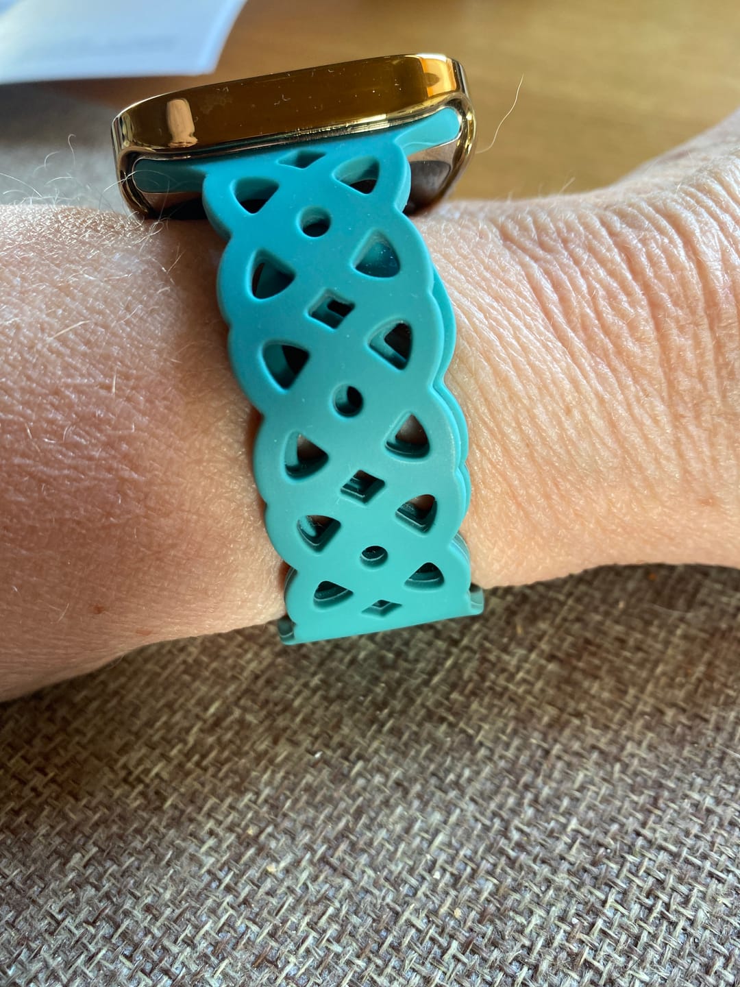 Customer photo review of Apple Watch Silikonband "Celine"