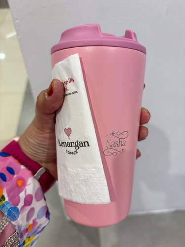 Customer photo review of Wildflower Field Sense Coffee Cup Large