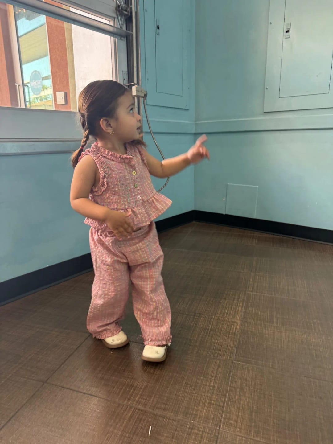 Customer photo review of Flare Top and Loose Pants Set