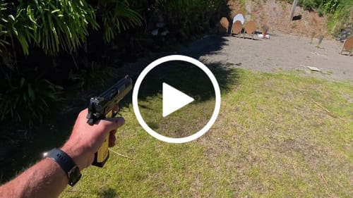 Customer video review of CZ Shadow 2 Brass Grips | Premium Weight-Adding
