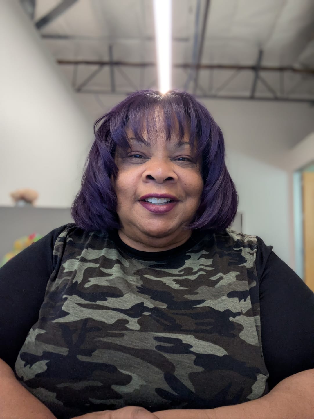 Customer photo review of Outre Glueless HD Lace Front Wig - CASTINE