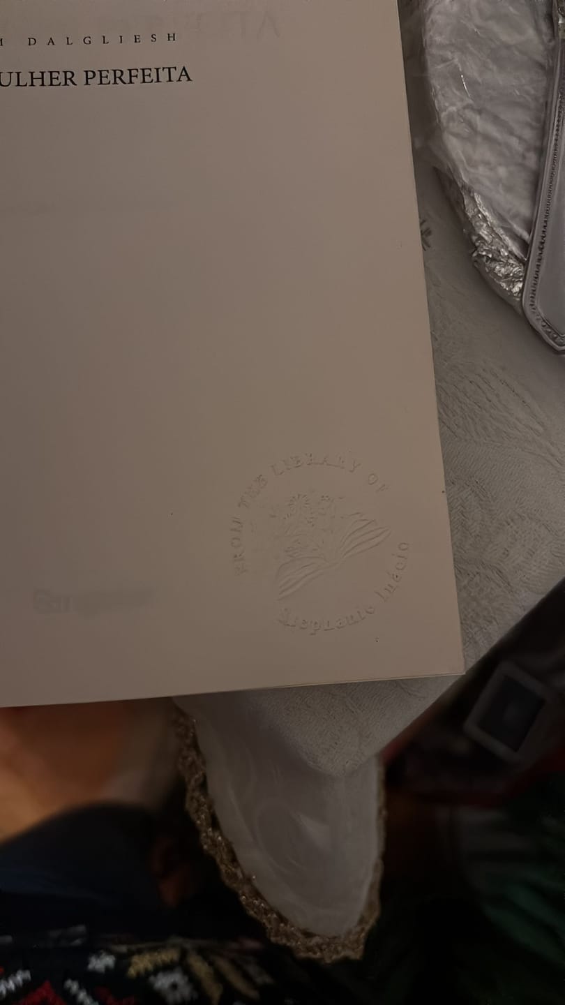 Customer photo review of Custom Book Embosser