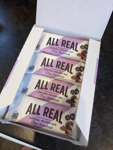 Customer photo review of Choc Hazelnut Protein Bar 50g x 12 bars